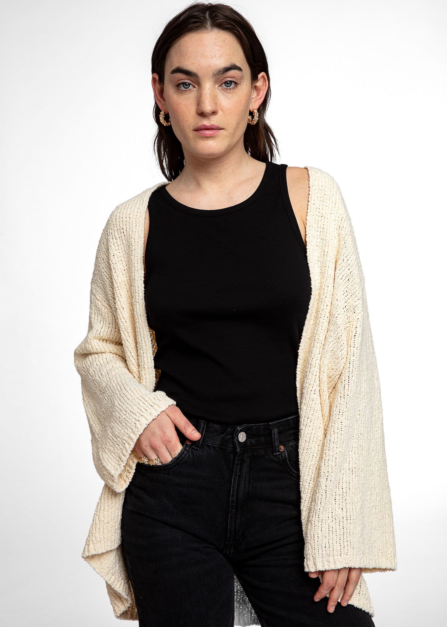JULIA CARDIGAN - OFFWHITE