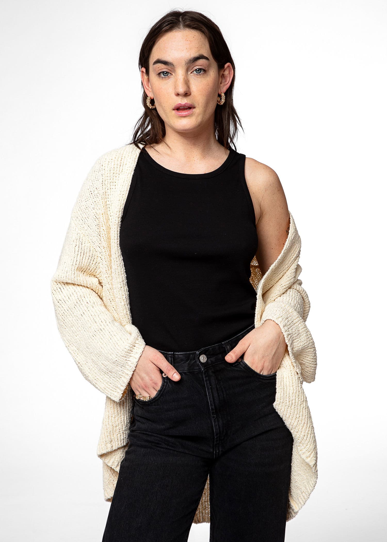 JULIA CARDIGAN - OFFWHITE