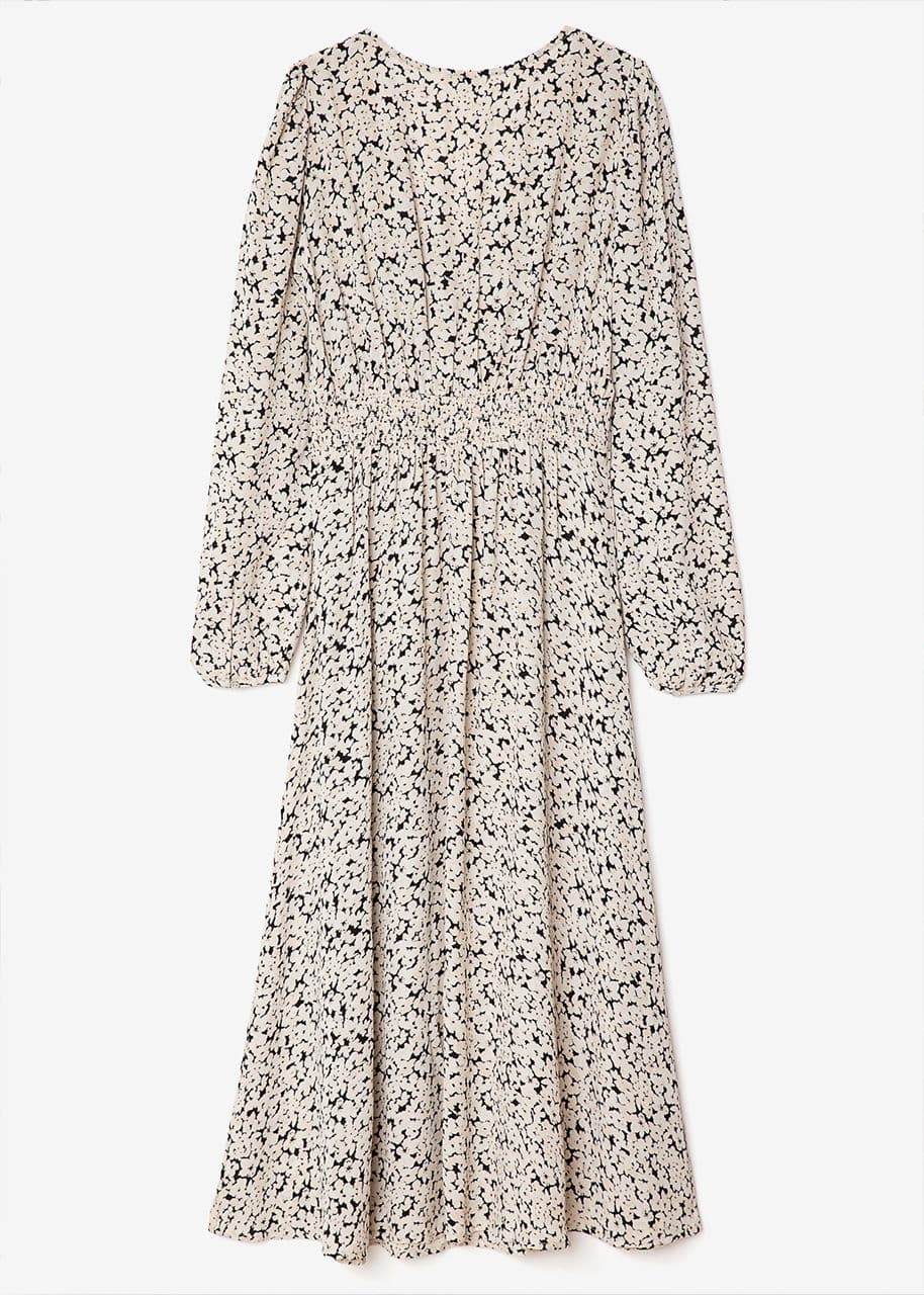 ZUDORA LS DRESS - BLACKWHITE