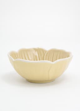 FLOWER BOWL - BEIGE