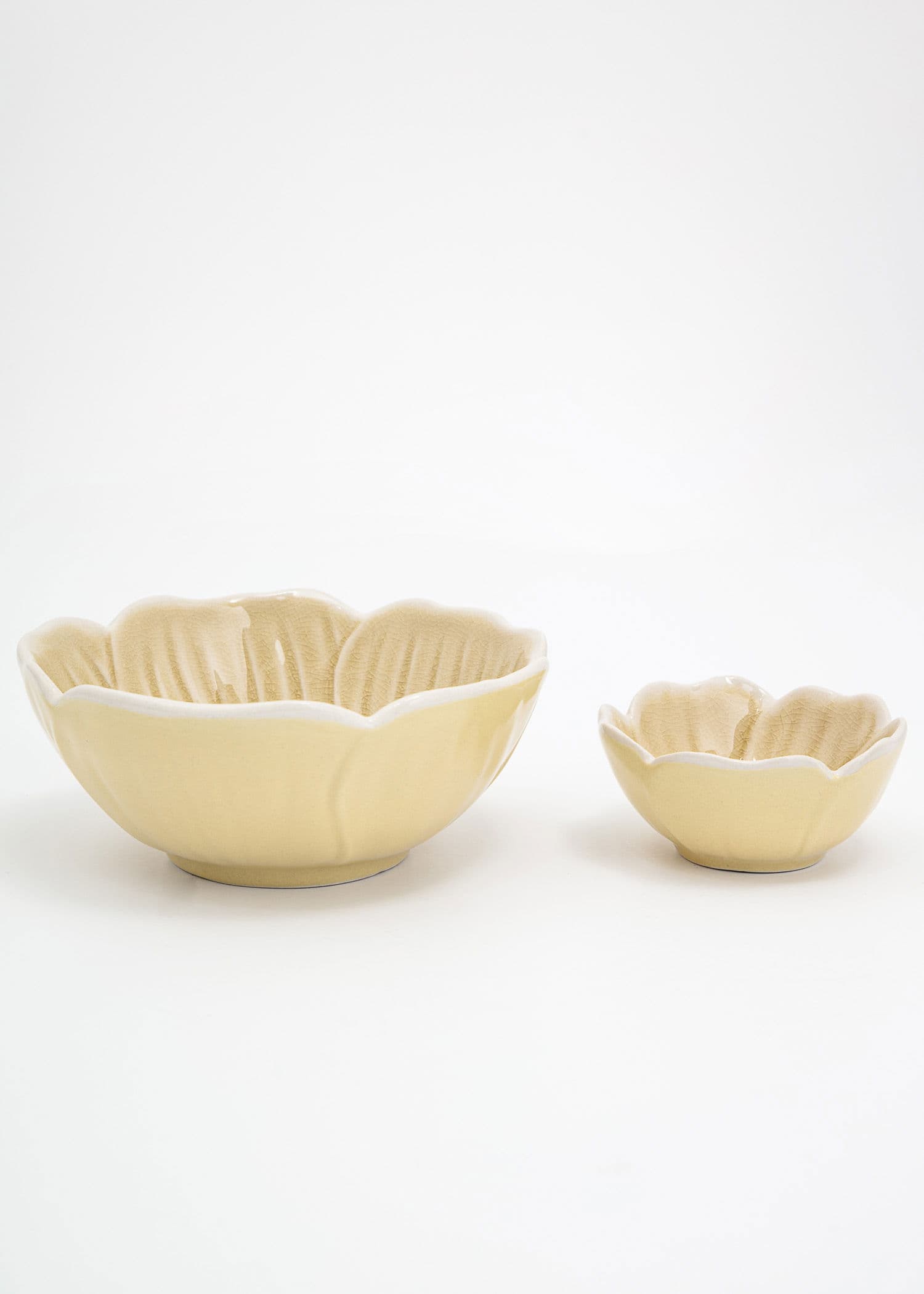 FLOWER BOWL - BEIGE