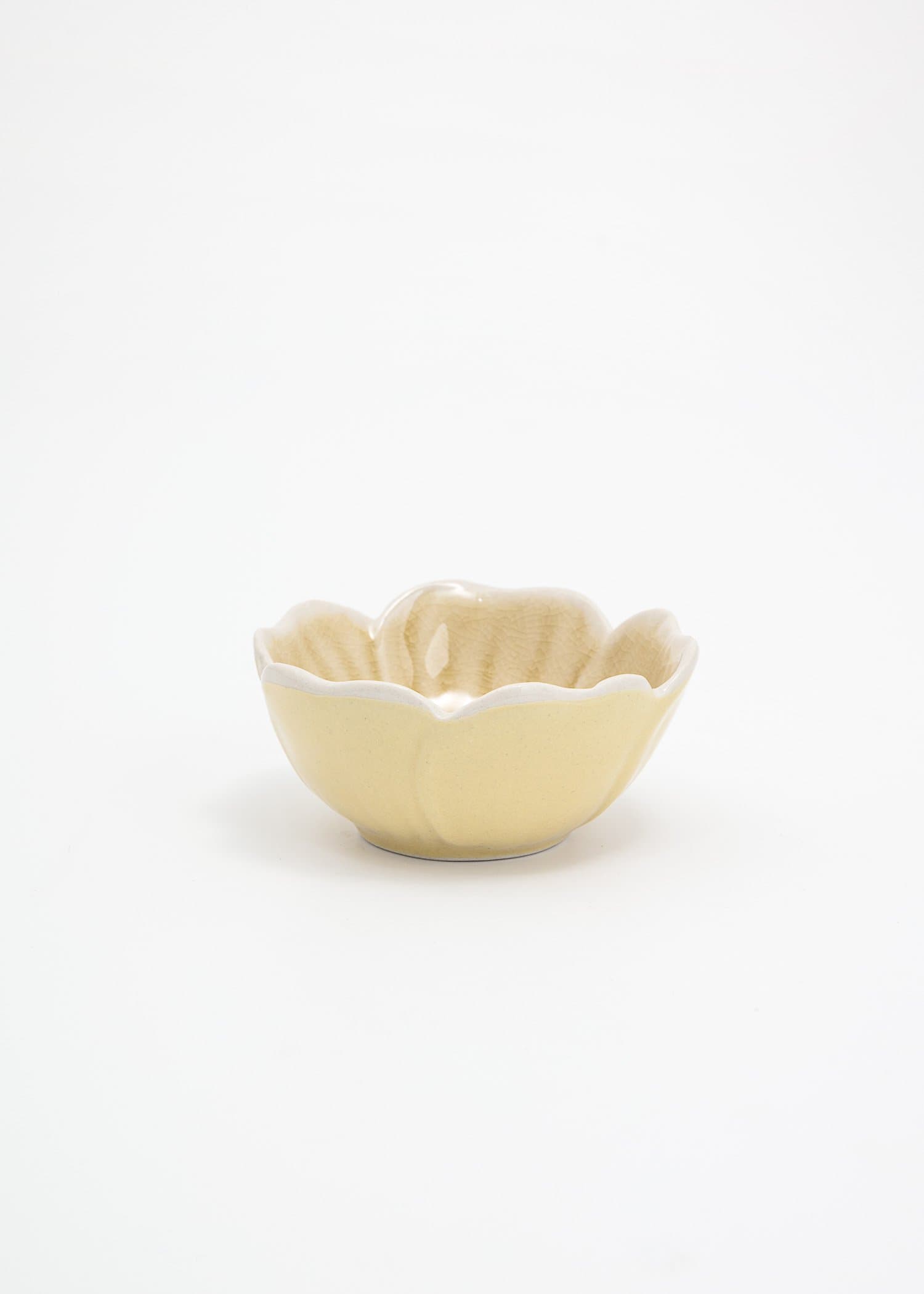 FLOWER MINI BOWL - BEIGE