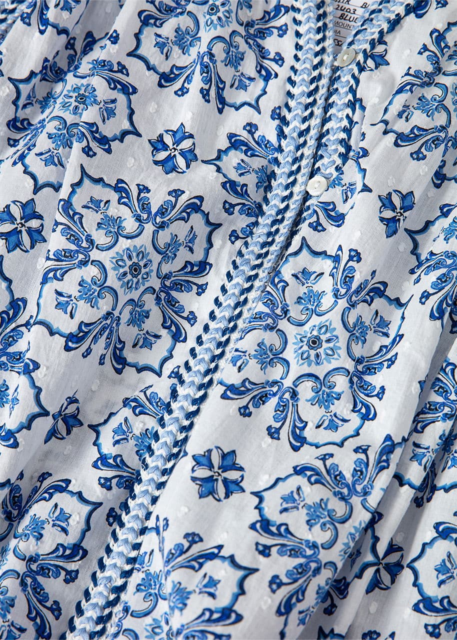 BLAIR BLOUSE - BLUE