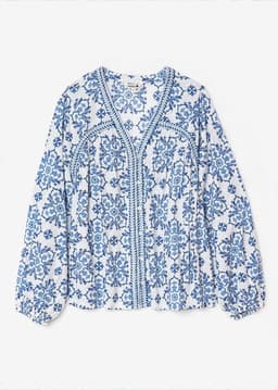 BLAIR BLOUSE - BLUE