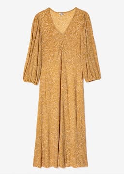 IKA DRESS - BROWN