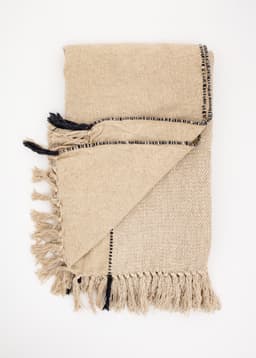 TEKLA THROW - BEIGE