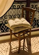 STRIPE SEATPAD  - GREEN