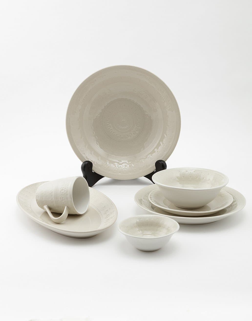 CHENNAI ASSIETTE - WHITE