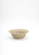 MATHILDA SCALLOP BOWL - BEIGE