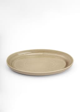 MATHILDA SERVING TRAY - BEIGE