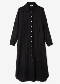 DIANA LONG SHIRT - Black