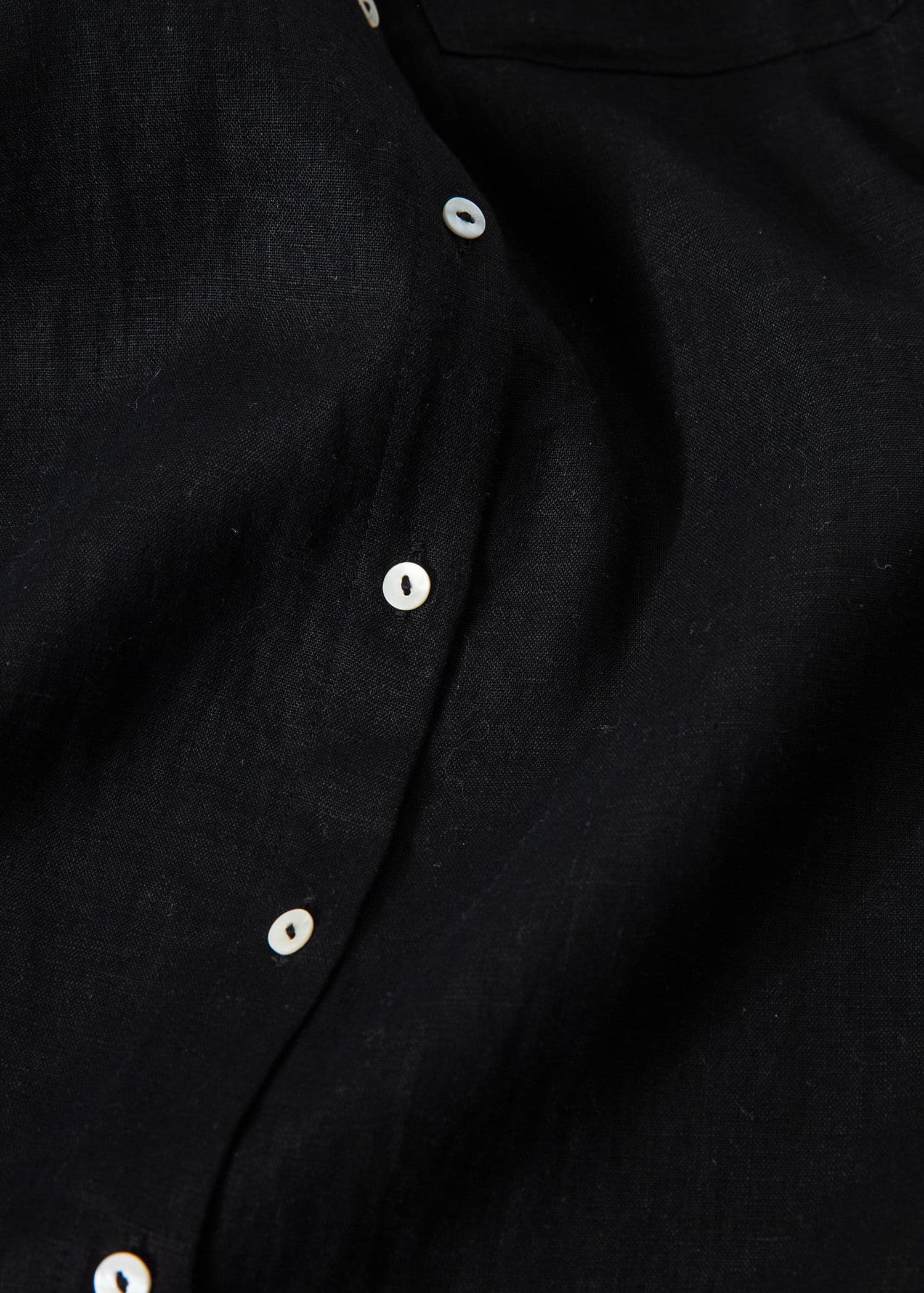 DIANA LONG SHIRT - Black