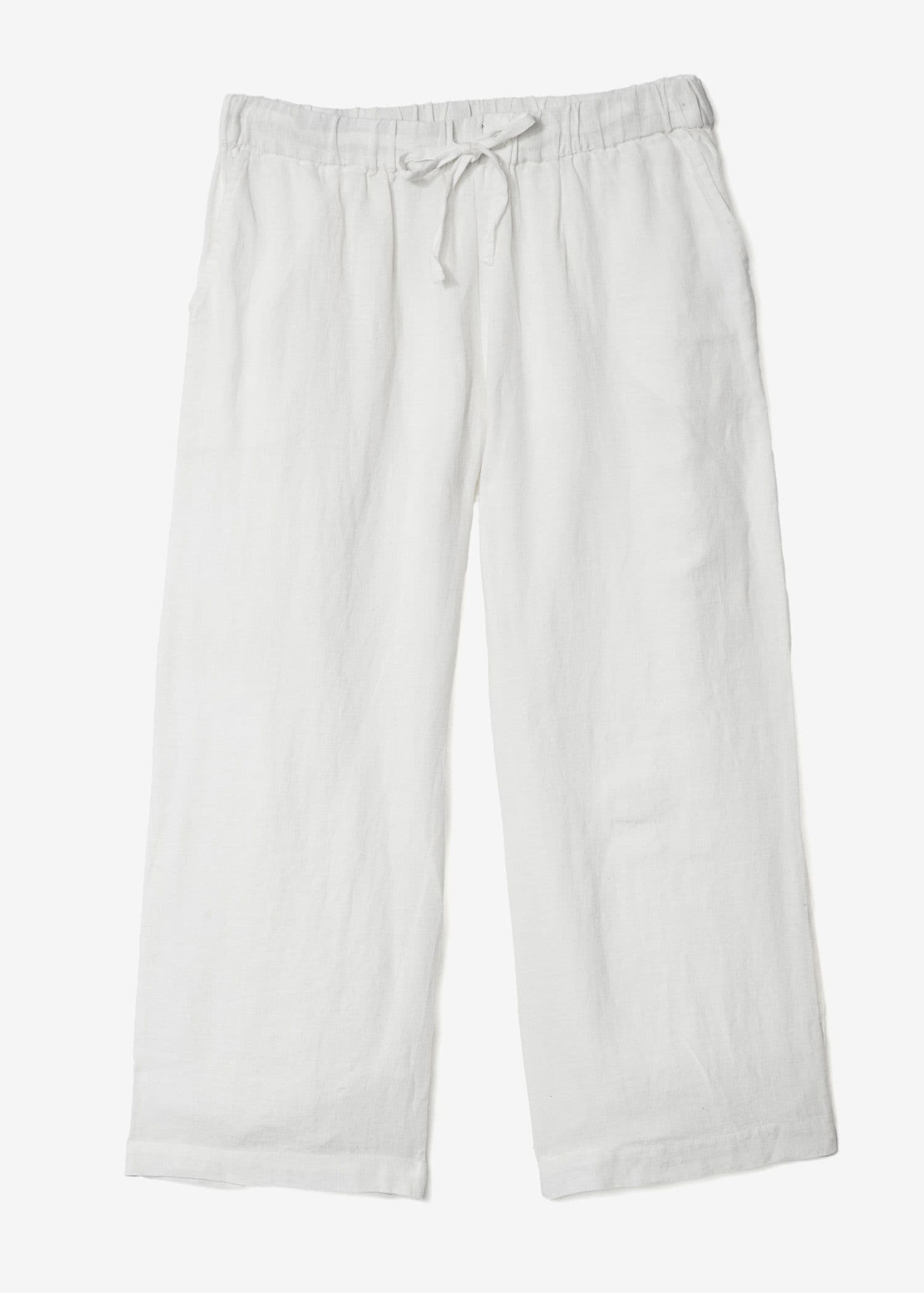 KAMAALA CROPPED PANT - WHITE
