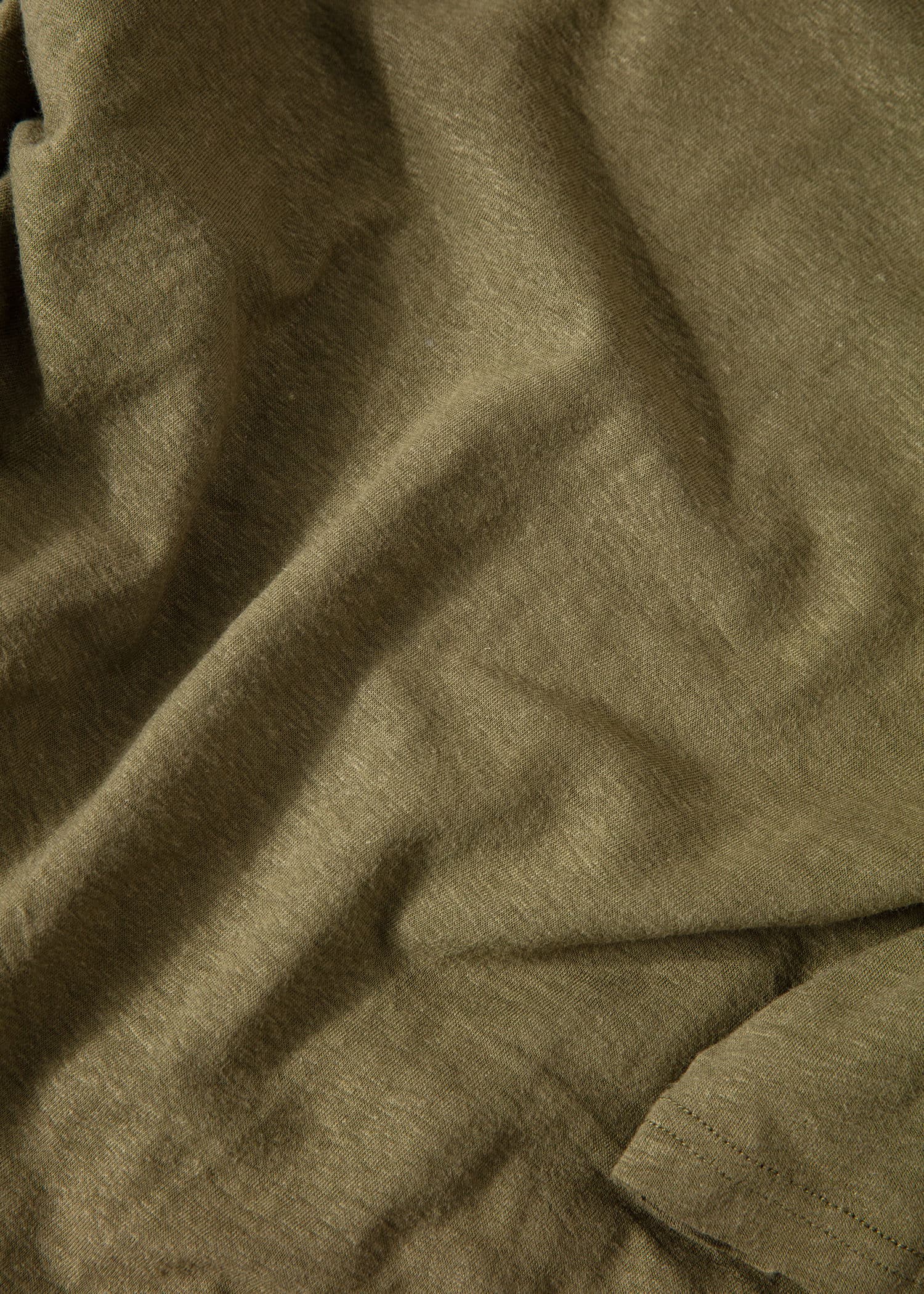 LISA LINEN TEE - GREEN