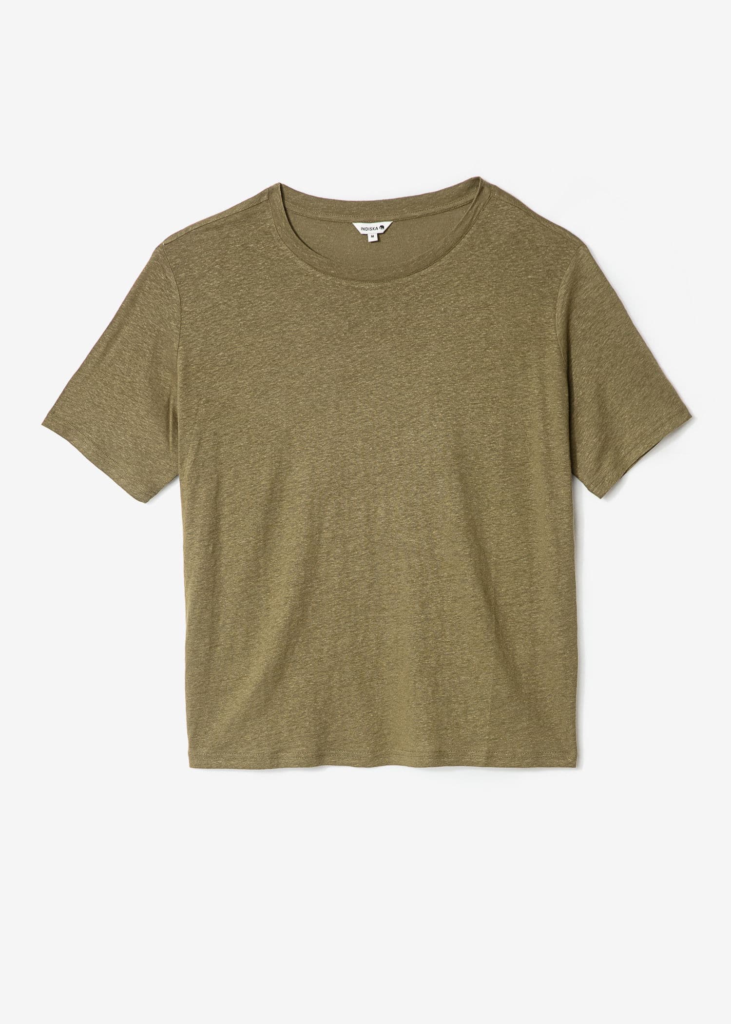 LISA LINEN TEE - GREEN