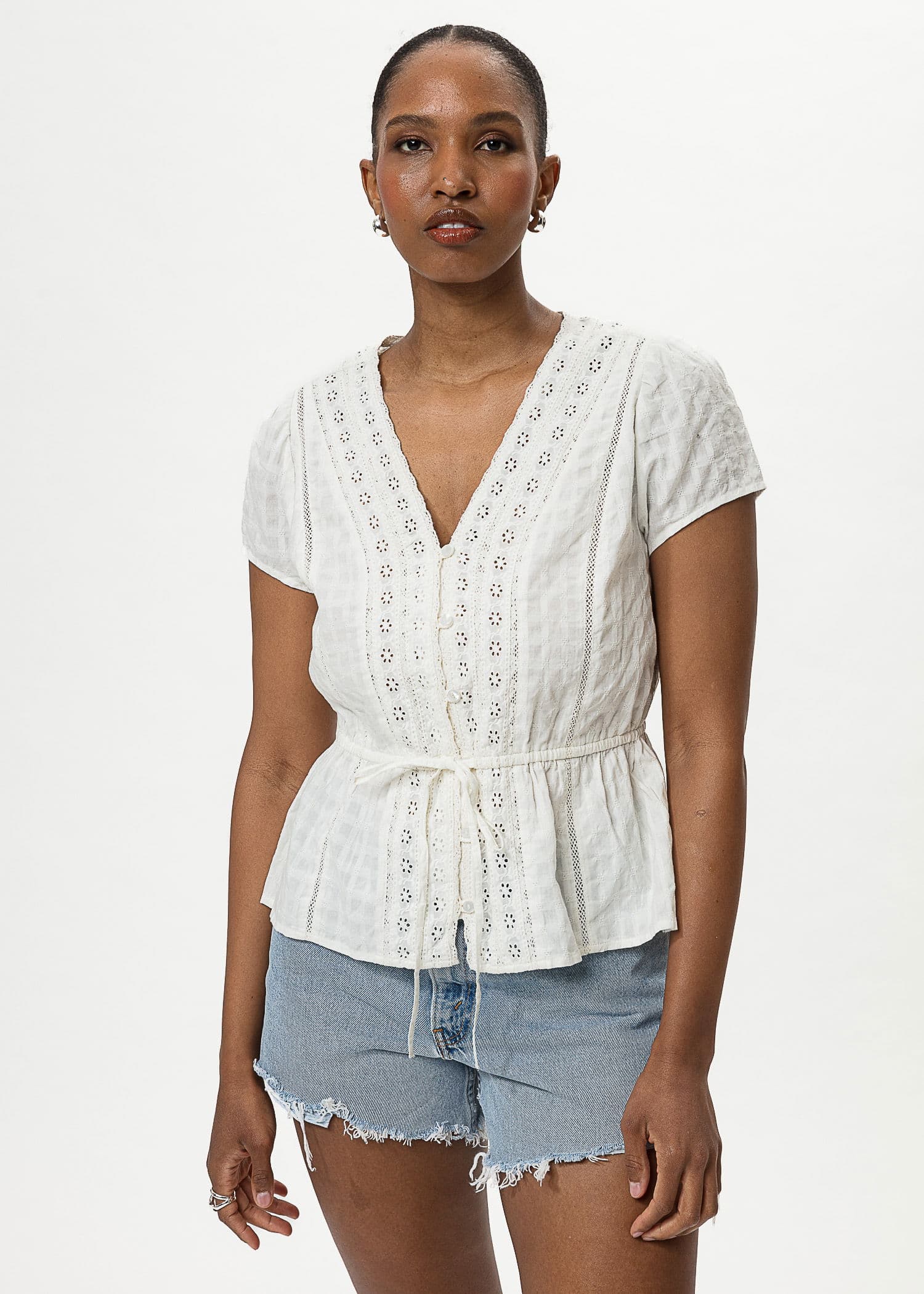 WINNIE BLOUSE 241 - WHITE