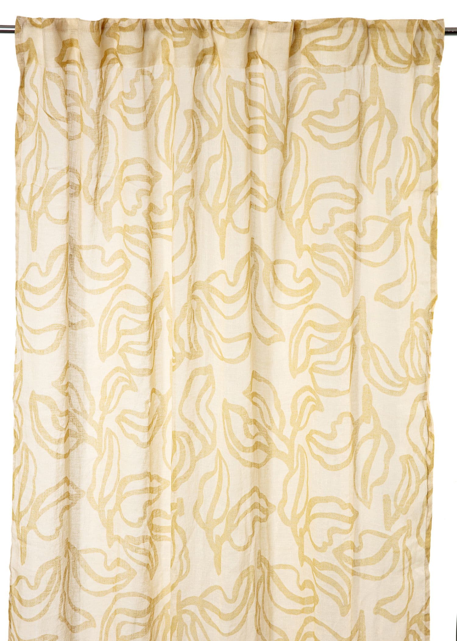 Lin Curtain 120x300  - LEAVESGREEN
