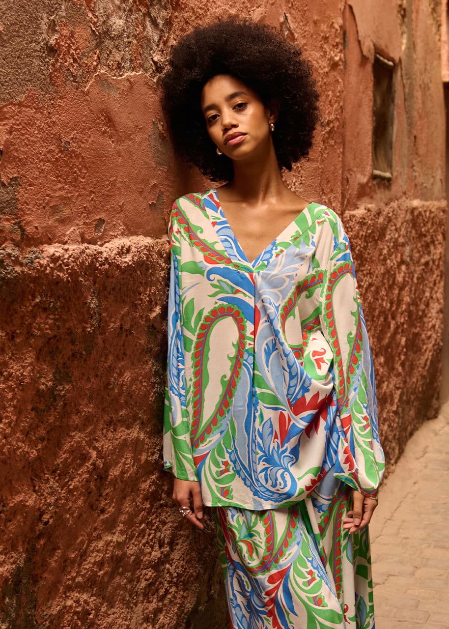 ROBYN BLOUSE - MULTI