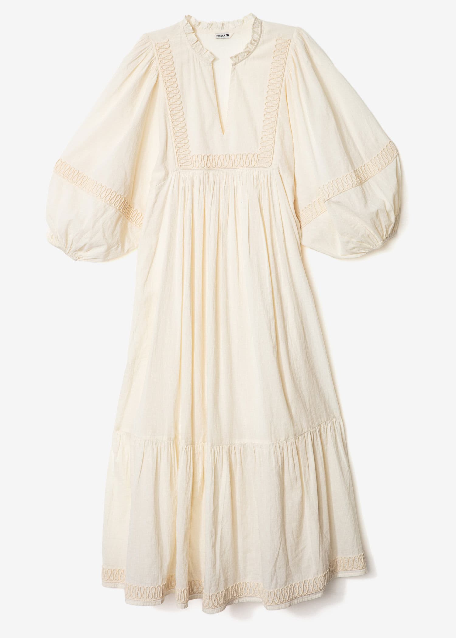 CORNELIA EMB DRESS - OFFWHITE