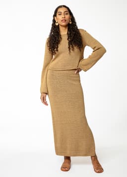 NICOLETTA SKIRT - BEIGE