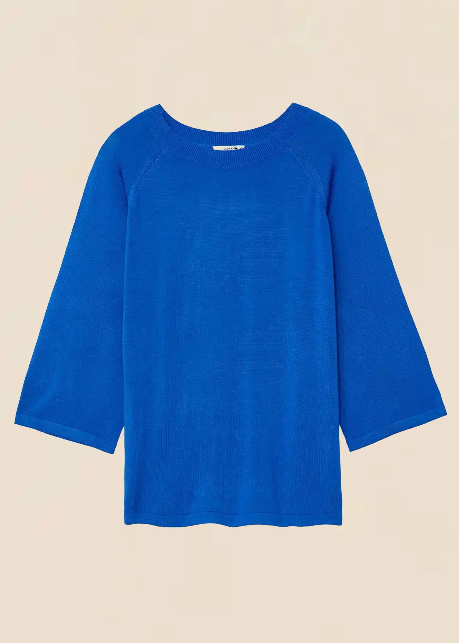 ANNA Hienoneuloksinen pusero - Sininen 1 - Indiska