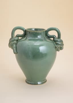 ANANT KNOT VASE - GREEN