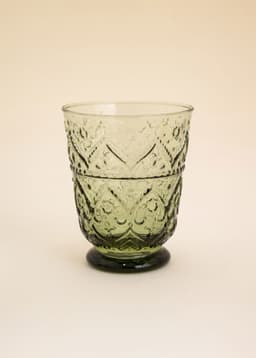 BOMBAY GLASS S - OLIVE