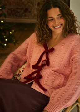 CHERYL CARDIGAN - PINK