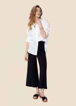 LILLEMOR CROPPED - Black