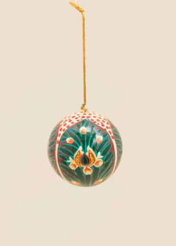 KASHMIR DECO - GREEN PAISLEY