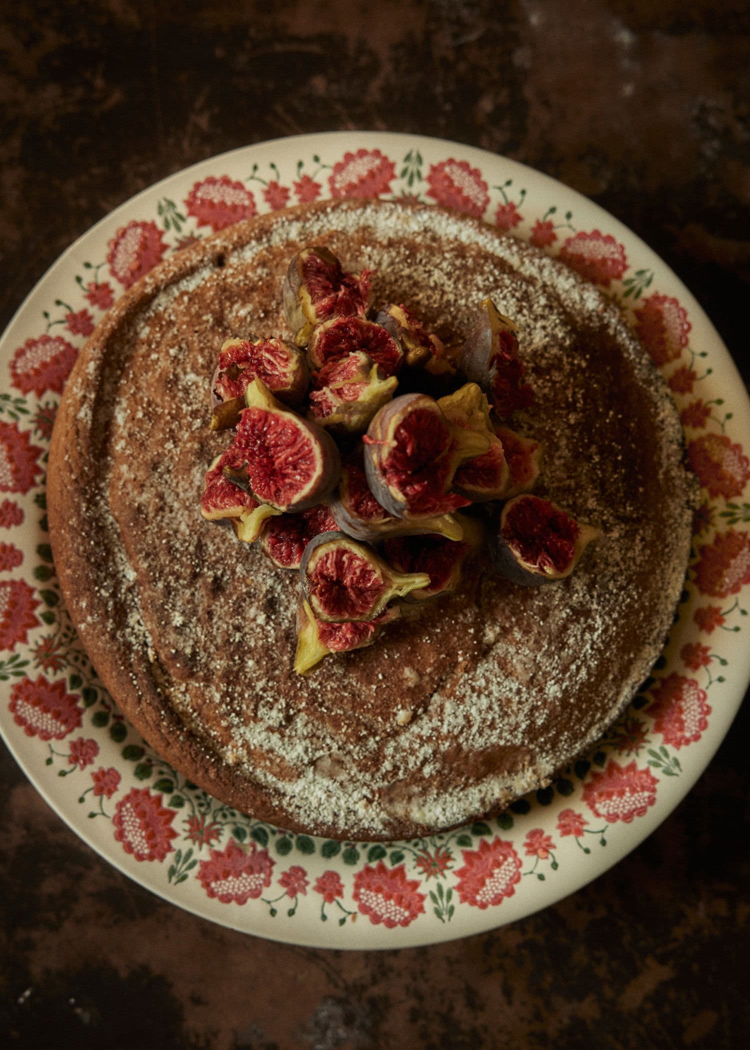 DUA Käsinmaalattu tarjotin - Punainen 1 - Indiska