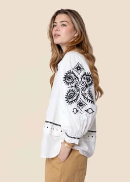 INA BLOUSE - WHITE