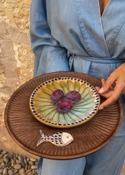 KILIIM LARGE PLATE - DAISY