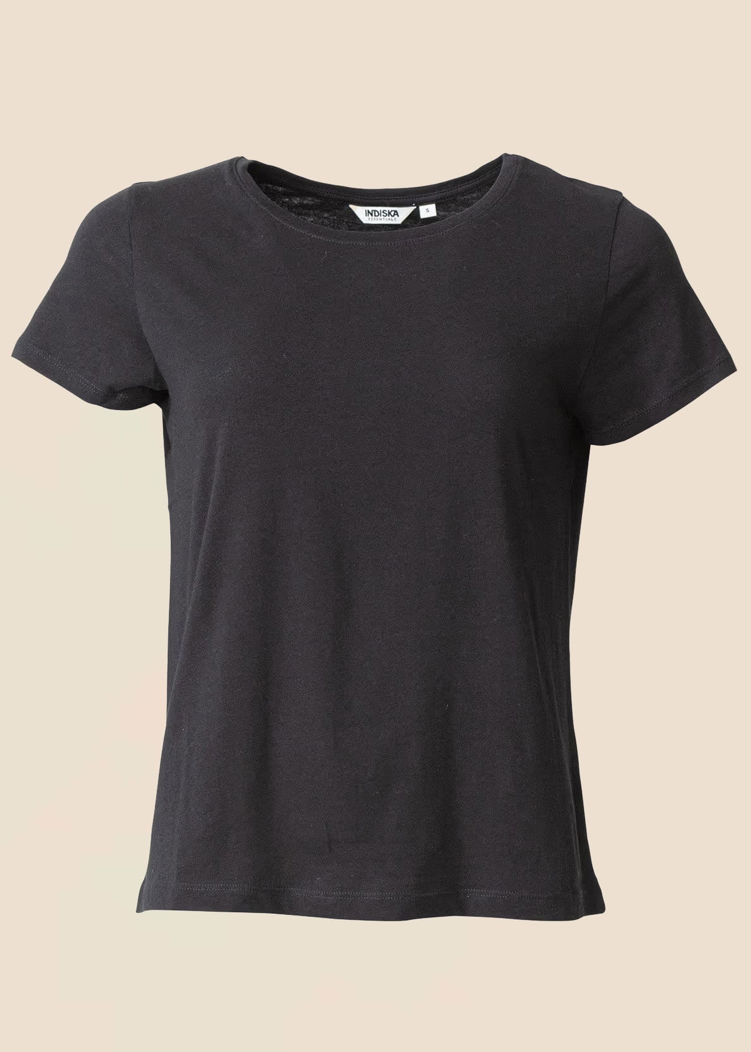 Mathilda Puuvillainen t-paita - Musta 1 - Indiska