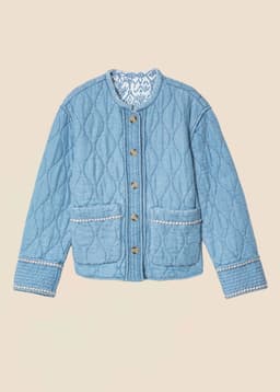 PADDY TENCEL JACKET - BLUE