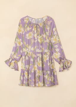 DELILAH TUNIC - Lilac AOP
