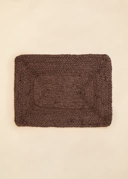 Jute Placemat Rectangular - BROWN