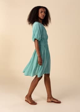 TILLY DRESS - GREEN