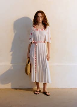 FANNY DRESS - WHITE