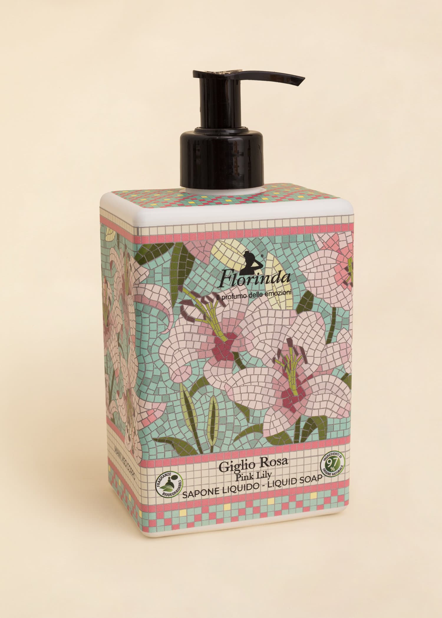 FLORINDA Handtvål - Lilja, 500 ml - Rosa 1 - Indiska