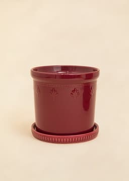 DARLA POT S - BURGUNDY