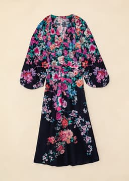 CORINE DRESS - NAVY