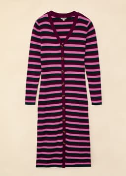 CARLA LS DRESS - PLUM