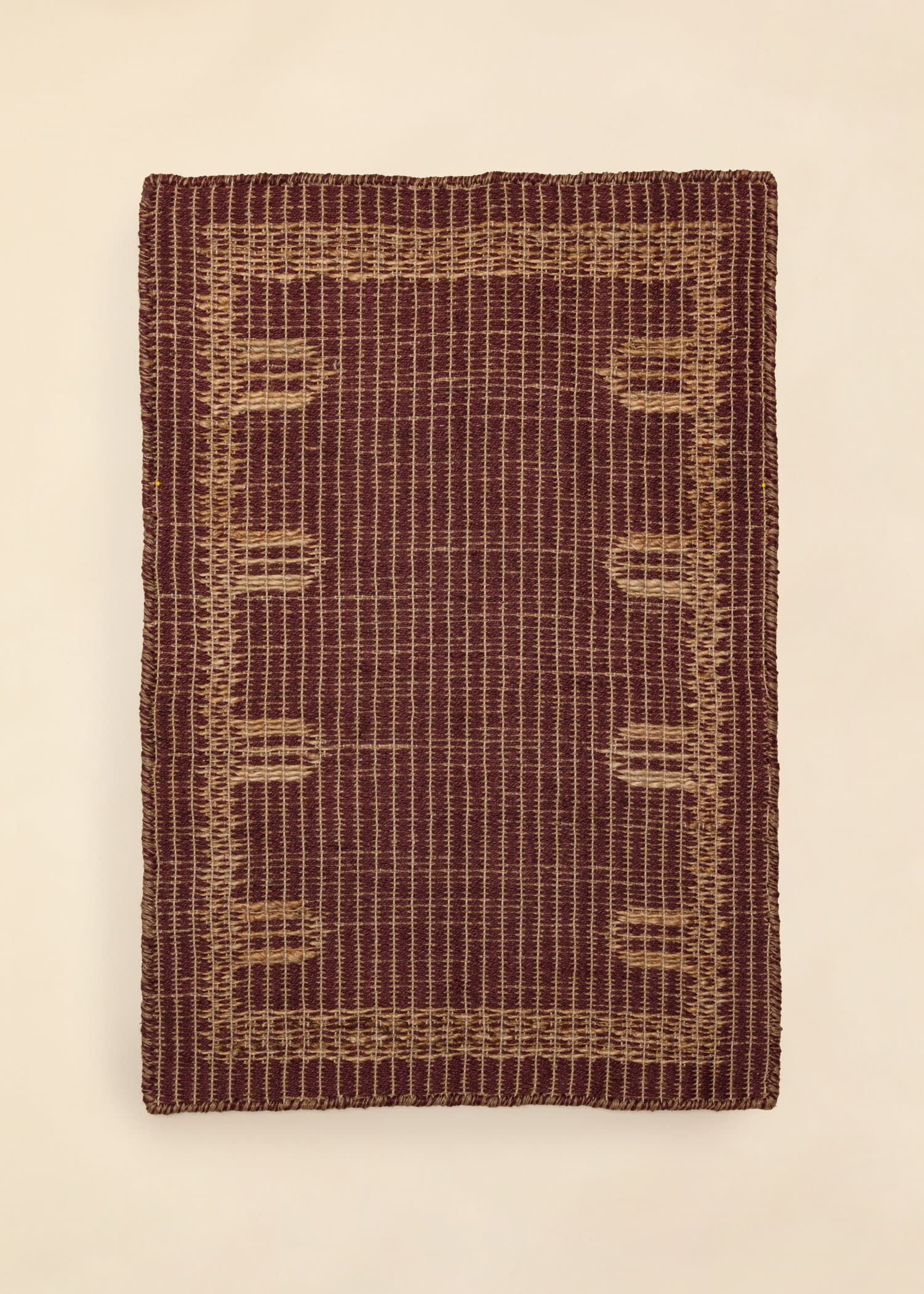 Jute Vendbart juteteppe 60x90 cm - Rød 1 - Indiska