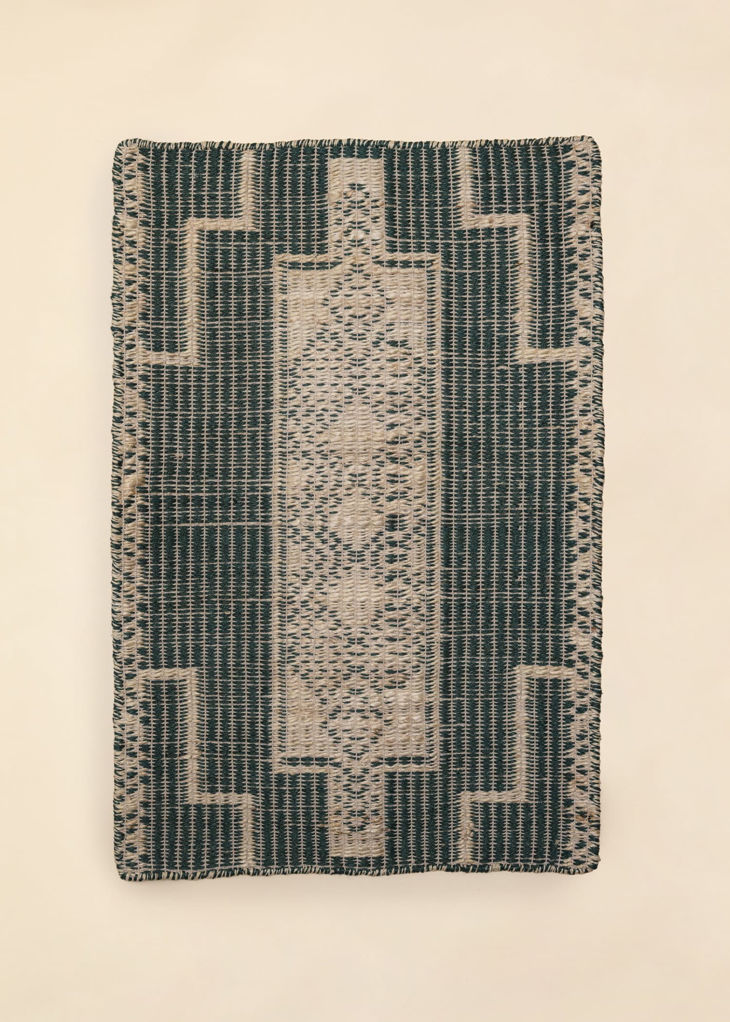Jute Grønt vendbart juteteppe 60x90 cm - Grønn 1 - Indiska