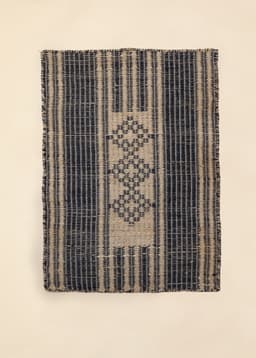 Jute Carpet 60x90 - BLUE
