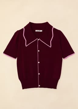 MAXINE SWEATER - PLUM