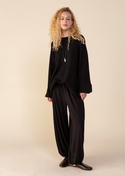 DARIA HAREM PANT - Black