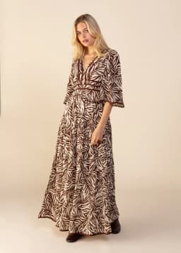 DINA DRESS - BROWN