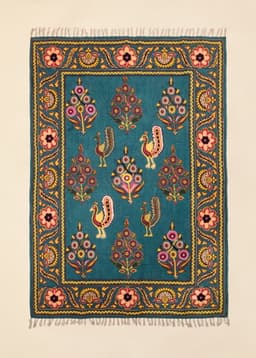 Emb. Carpet 120x180 - Peacock